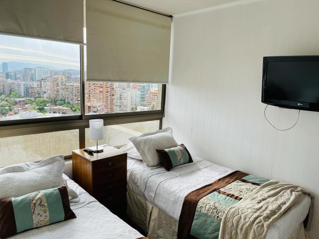 Views Cordillera Apartman Santiago Kültér fotó